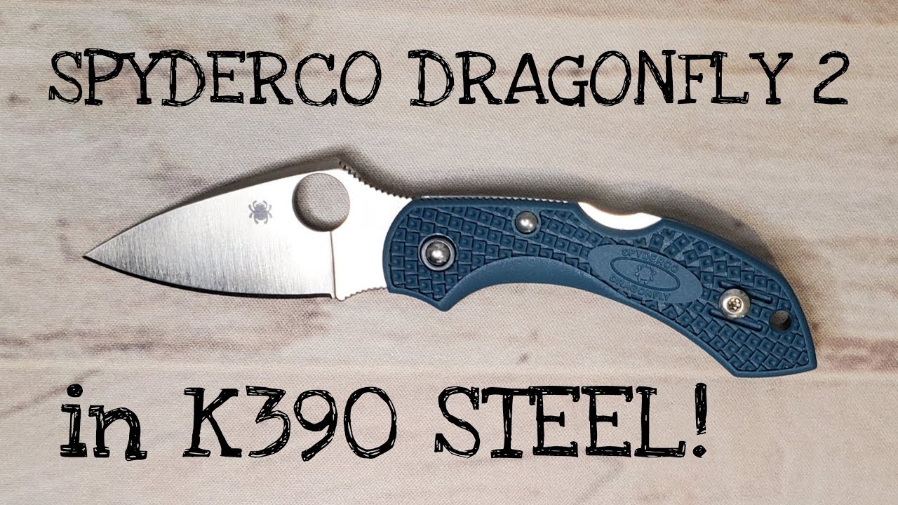 Spyderco Dragonfly 2 из стали K390: краткий обзор