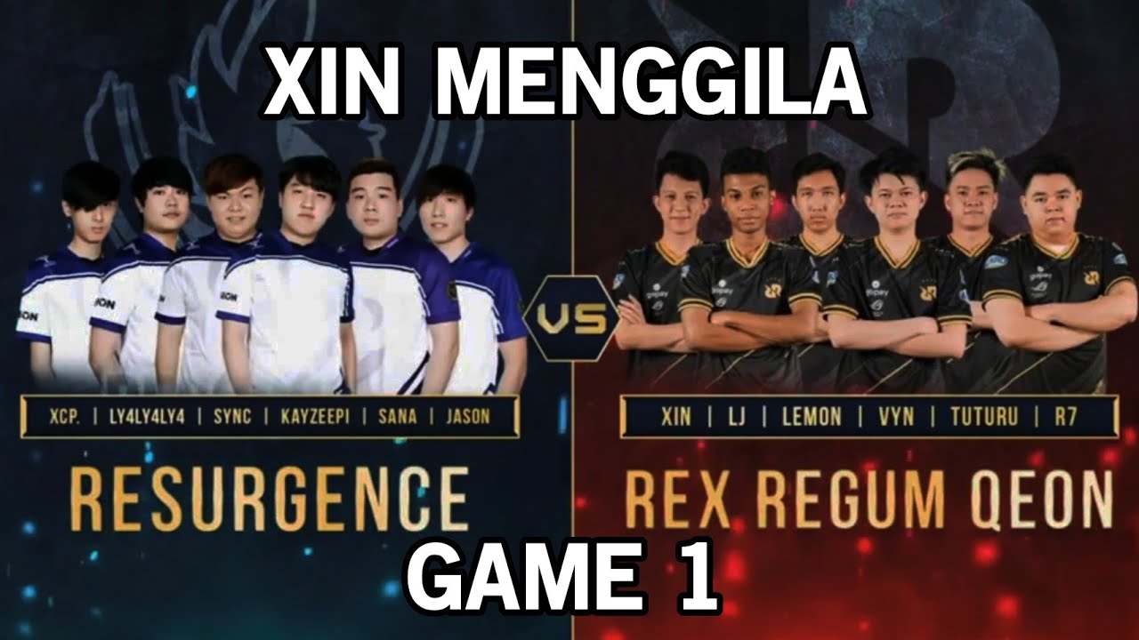 #Game1 #Mpli RRQ VS RSG XIN PICK ESME RSG AUTO RATA