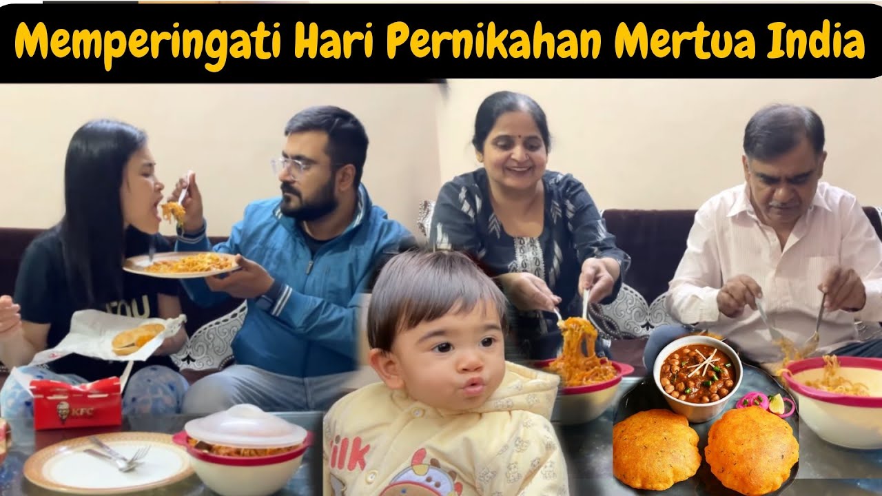 MEMPERINGATI HARI PERNIKAHAN MERTUA INDIA