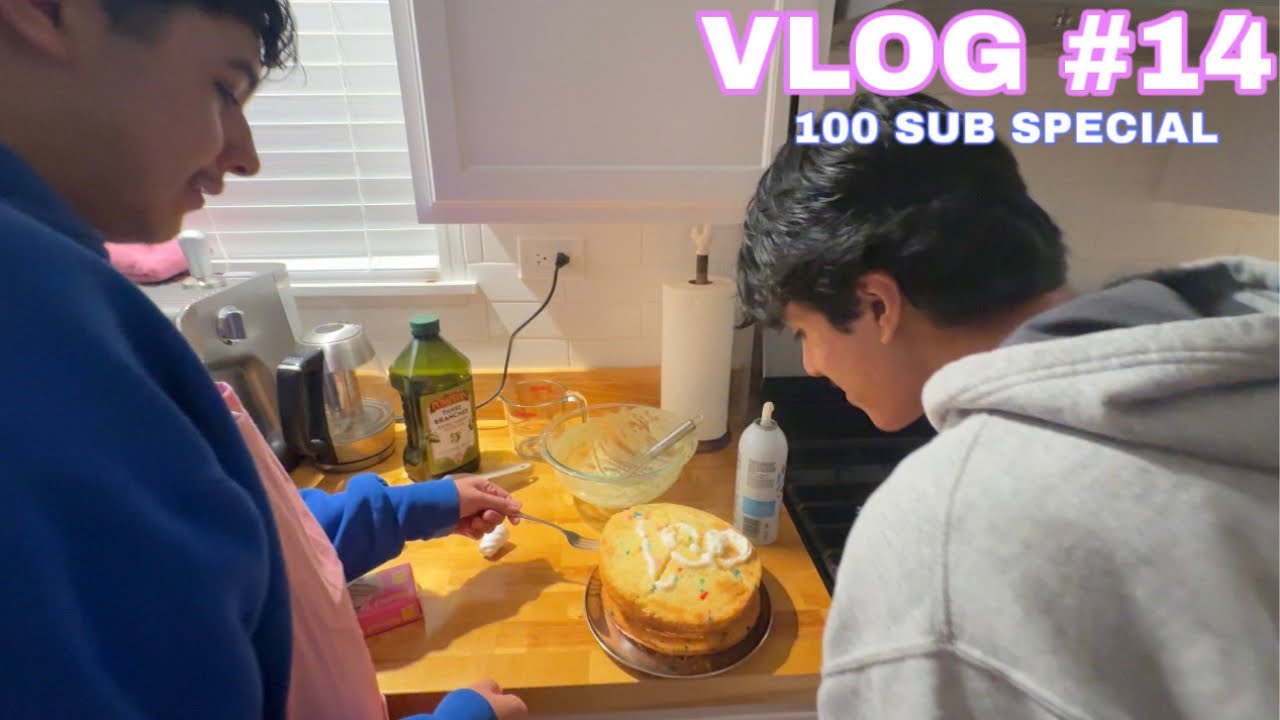 We Baked a Cake for 100 Subscribers! (Q&A)
