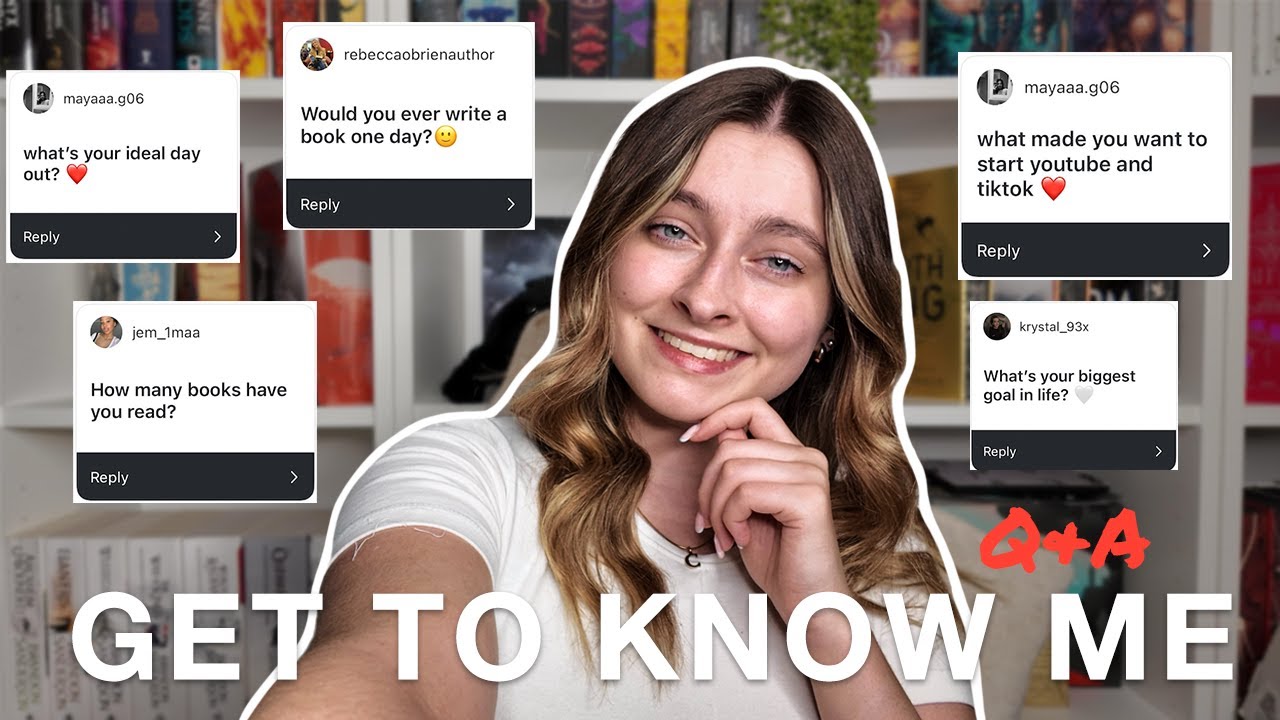 Get To Know Me Q&A 💖 | Answering Your Questions About Books & Life!