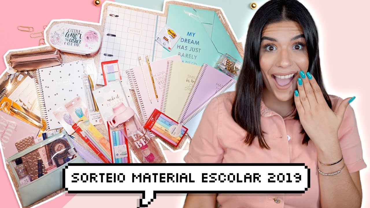 HAUL & SORTEIO DE MATERIAL ESCOLAR 2019 | Catarina Filipe