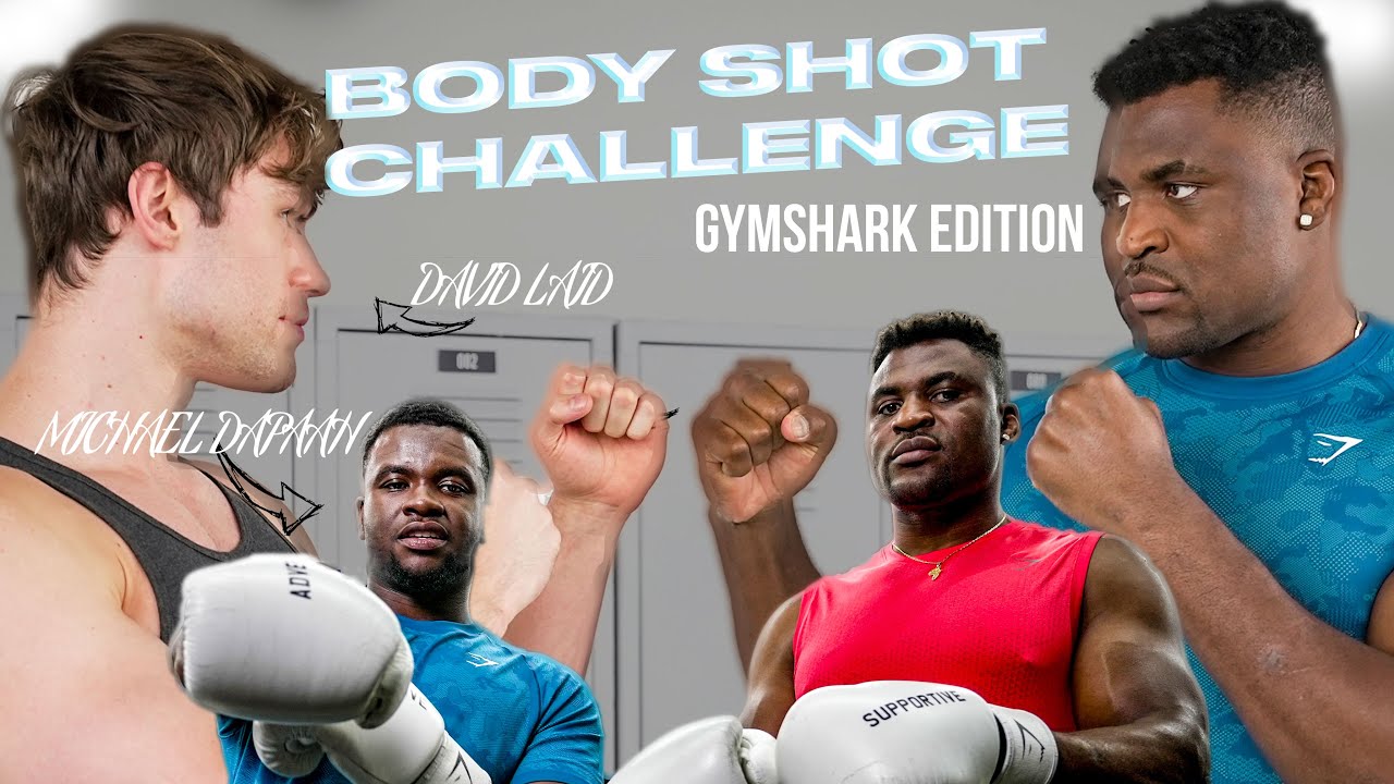 David Laid & Michael Dapaah do the Body Shot Challenge with Francis Ngannou