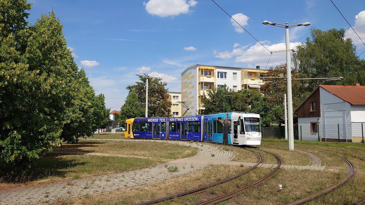 Mitfahrt NGT8G in Gera Linie 1