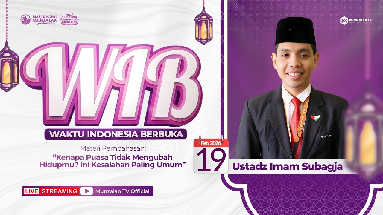 🔴 [LIVE] WIB : Kenapa Puasa Tidak Mengubah Hidupmu? Ini Kesalahan Paling Umum | Ustadz Imam Subagja