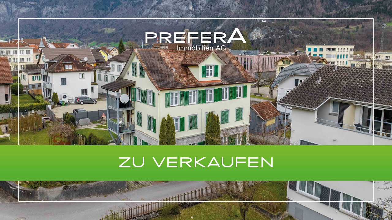 Flums: Mehrfamilienhaus in der Bergidylle