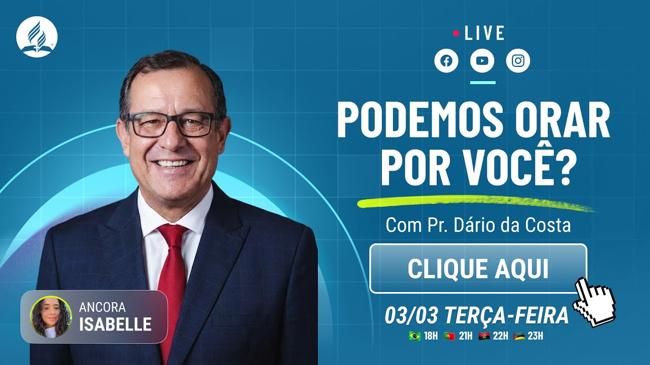 #7 Podemos Orar por Você que Está Angustiado — Pr. Dário da Costa