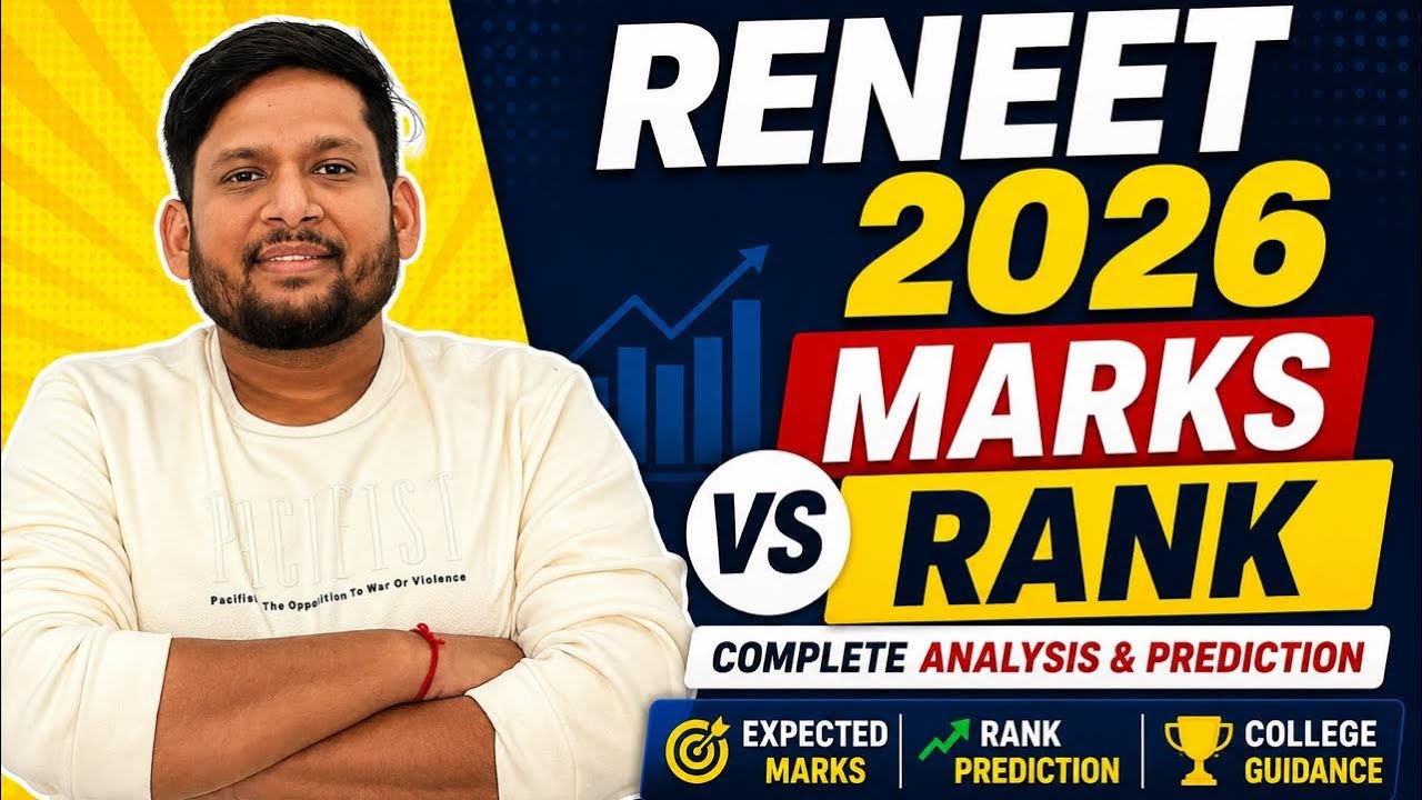 RE-NEET 2026 Marks vs Rank Analysis 🔥 Expected Rank for Every Score | NEET 2026