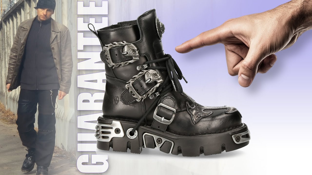 New Rock Leather Boots: 15 Years Later. Review! Made in Spain. Futuristic & Gothic Shoes. THE BEST!