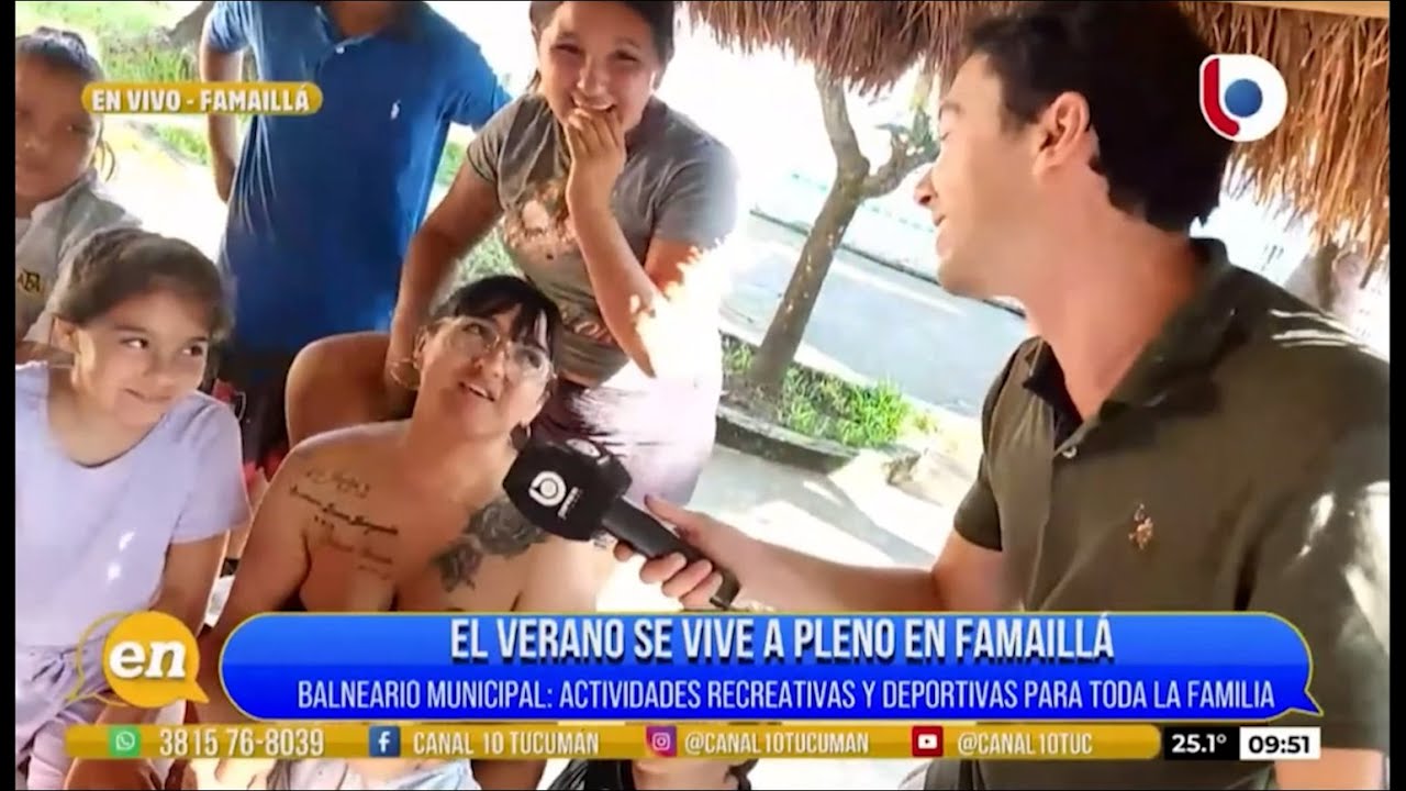 “Famaillá Enamora”: eventos, pileta y entrada gratis en el balneario