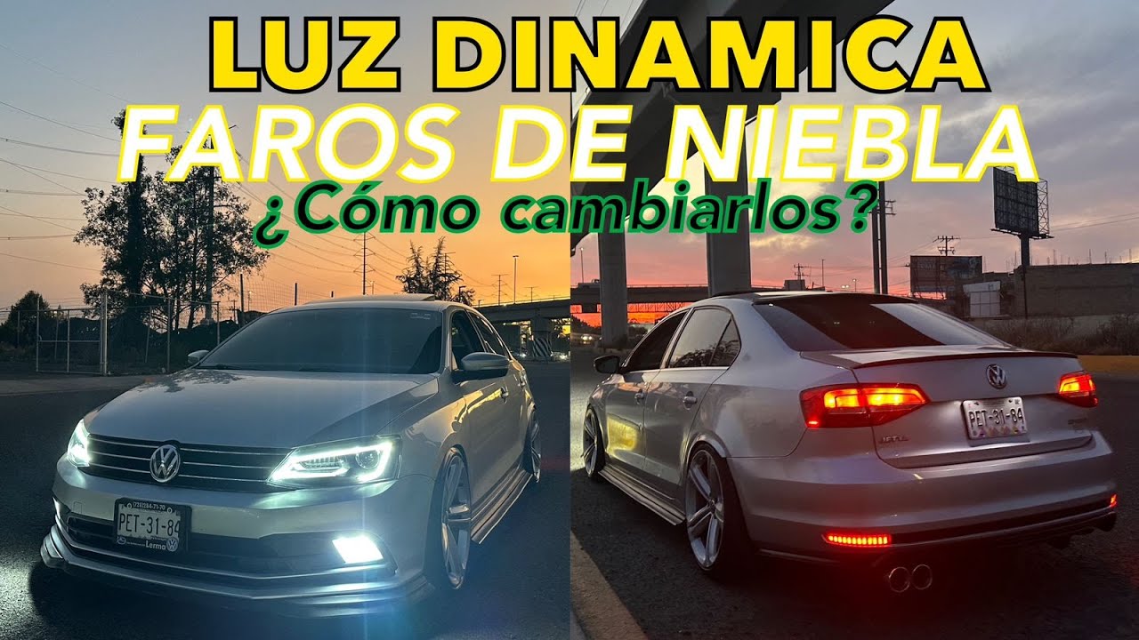 LUCES DINAMICAS Y FAROS DE NIEBLA NUEVOS AL JETTA MK6 | JEHO