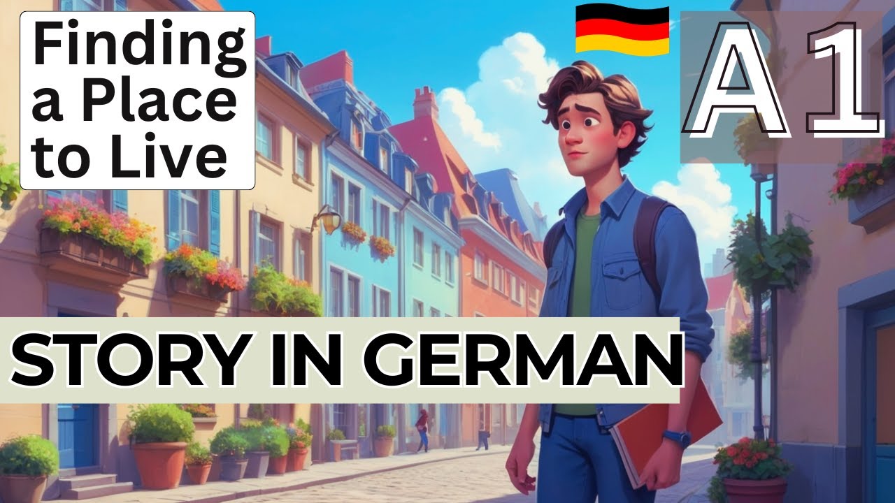 START LEARNING GERMAN with EASY Story for beginners  (A1-A2)