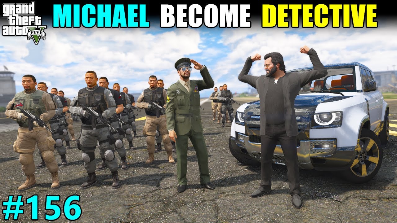 MICHAEL BECOME SECRET DETECTIVE | GTA 5 GAMEPLAY #156