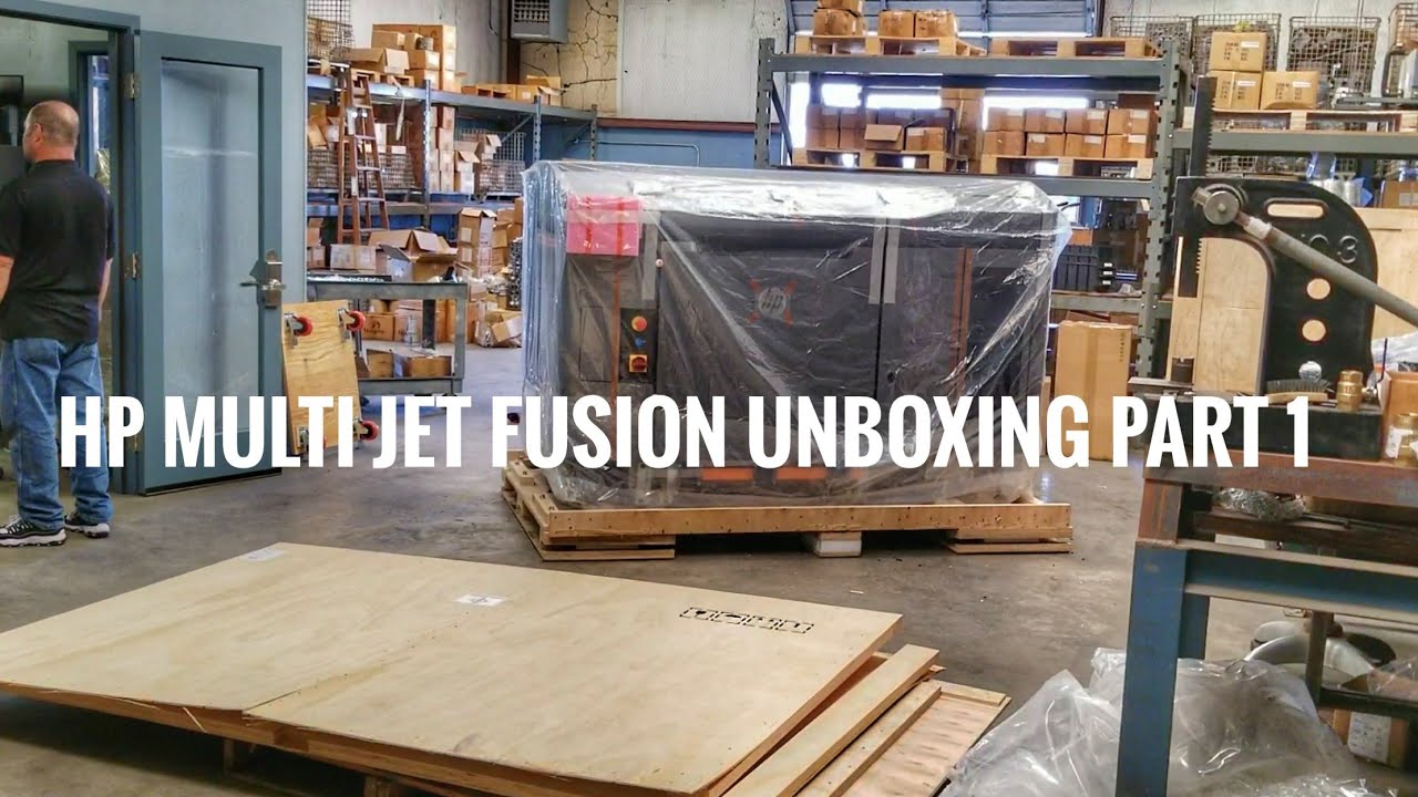 HP MULTI JET FUSION 4200 UNBOXING PART 1!