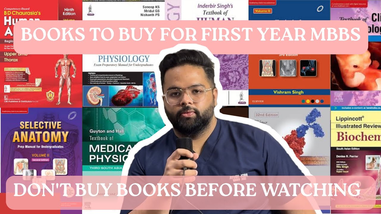 Must Have Books for 1st Year MBBS 🩺⚕️ | Don’t Waste Money on Wrong Books 😭📚
