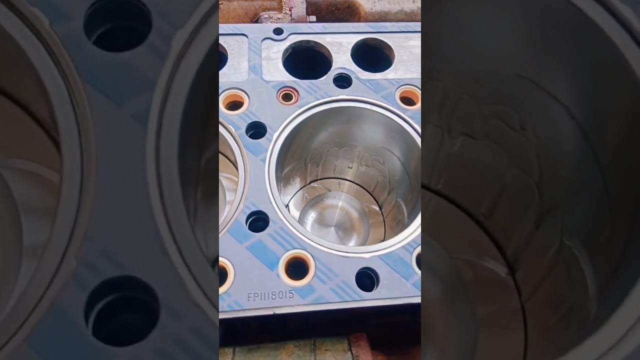 Head Gasket replacement In Caterpillar Engine 3306#cat #caterpilllarparts