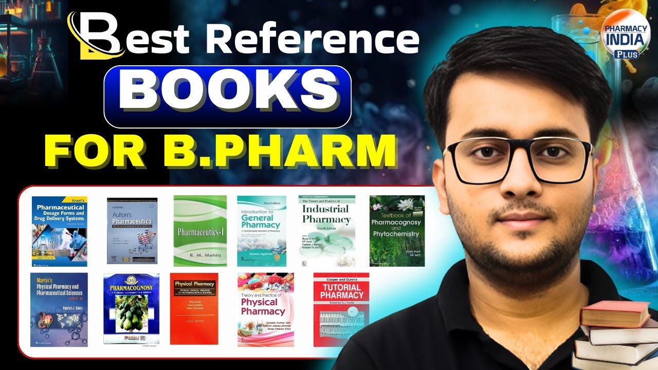 Top Reference Books for B.Pharmacy | Toppers&rsquo; Choice & University Recommended #bpharma