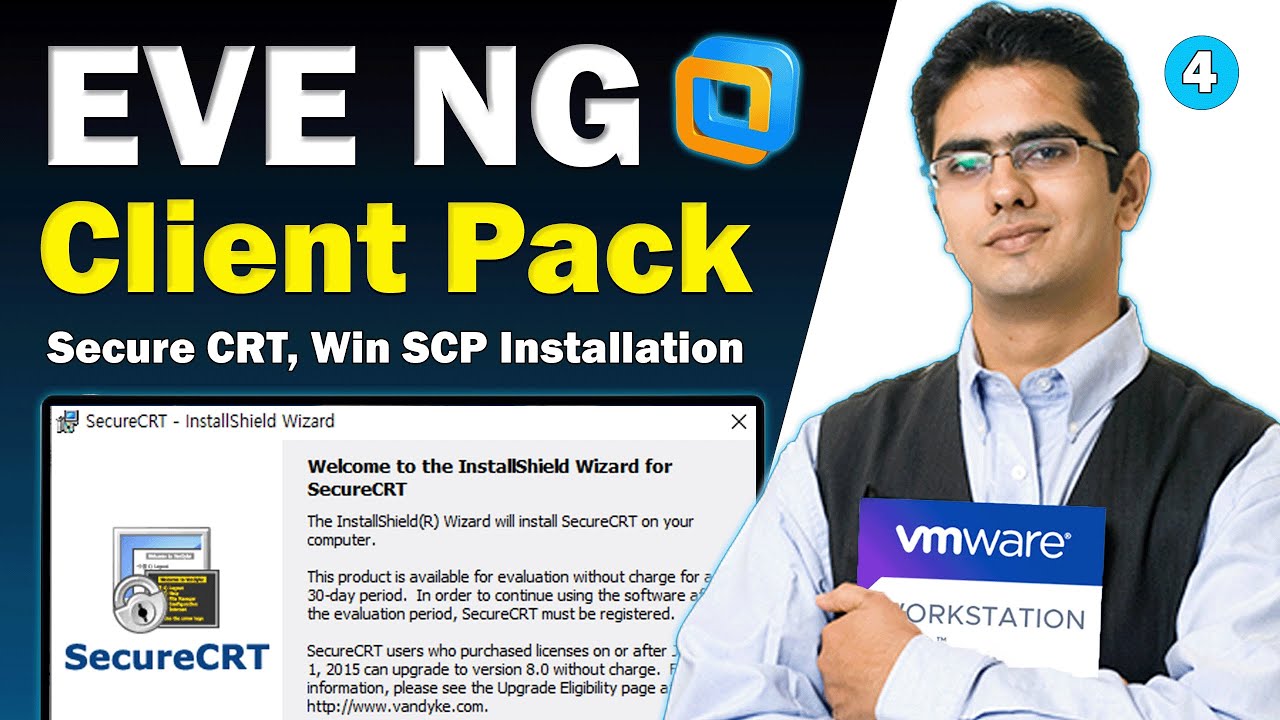 Secure CRT, Win SCP and EVE NG Client Pack Installation | EVE NG & Network Lab Setup Training Part 4
