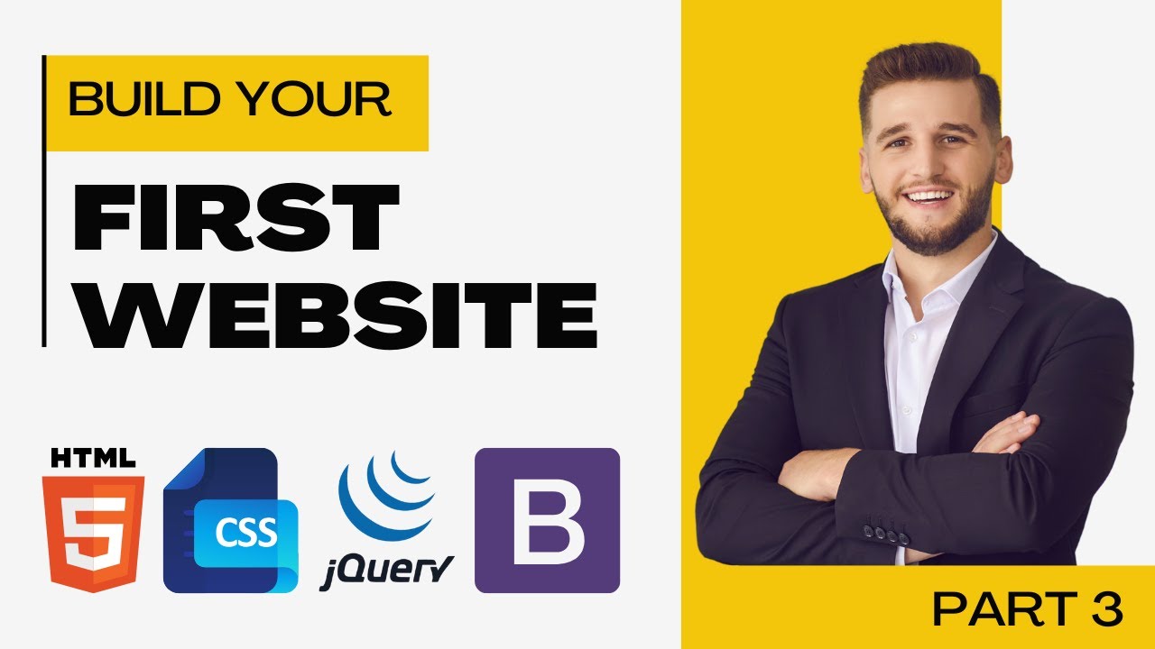 HTML, CSS, jQuery & Bootstrap &ndash; Build Your First Website! | Part 3