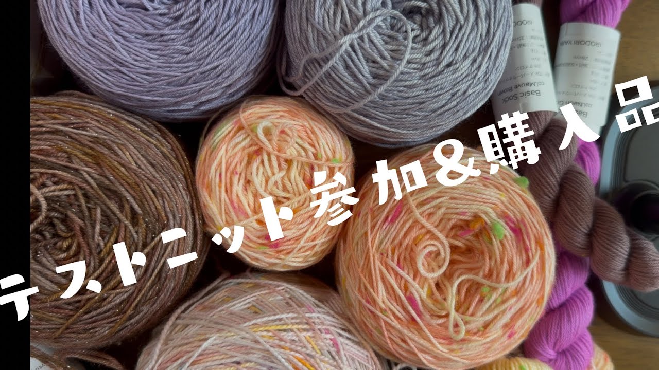 テストニット参加&購入品！（コーギー写真もあるよ）