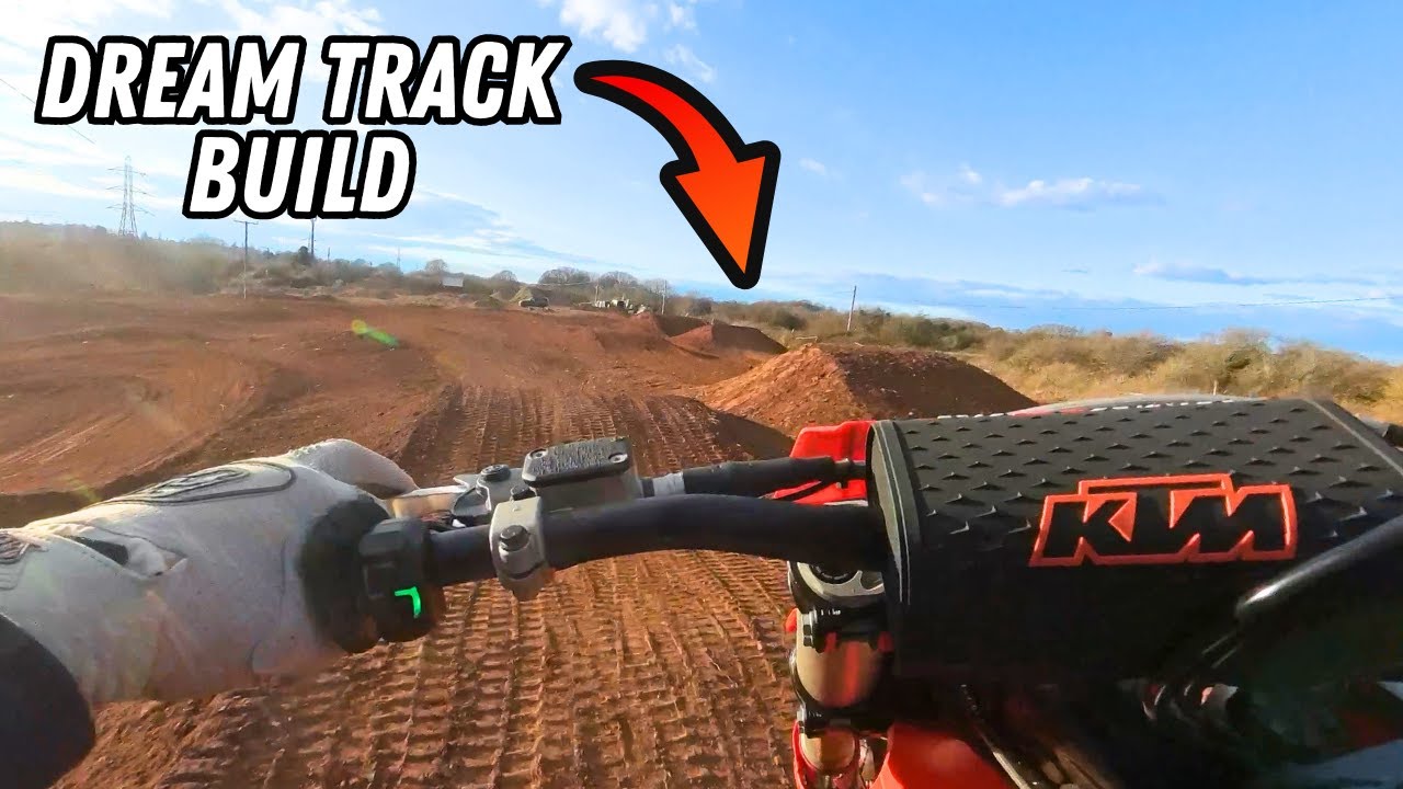 Riding My All New Backyard MX Dream Track!