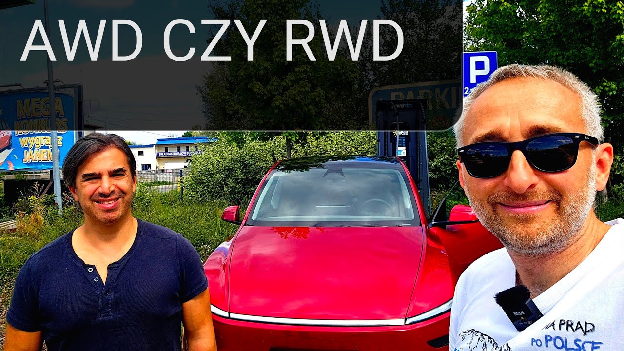 RWD czy AWD Kt&oacute;ra Tesla Y robi to lepiej, Zakopane Test