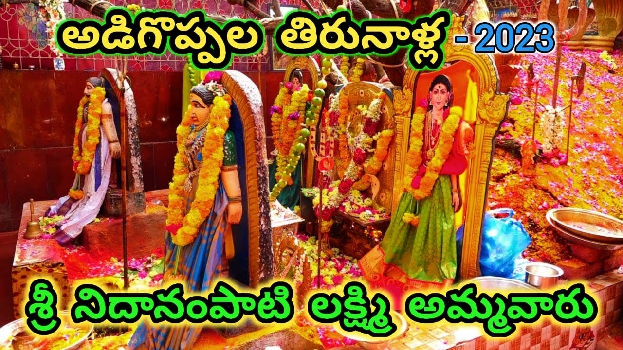 అడిగొప్పల నిదానంపాటి శ్రీ లక్ష్మీ అమ్మవారి తిరునాళ్ల #tirunalla #adigoppula @AshokMuluguriVlogs