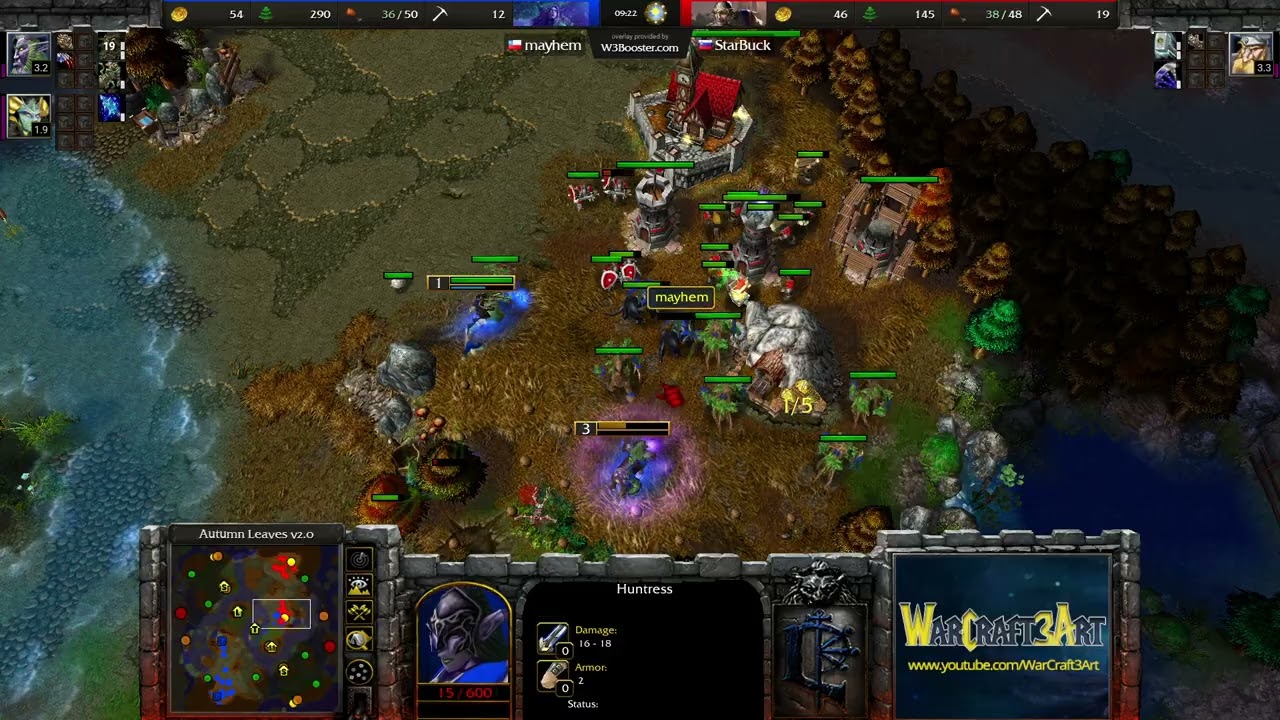 Starbuck(HU) vs Jens(NE) - Warcraft 3: Classic - RN8814