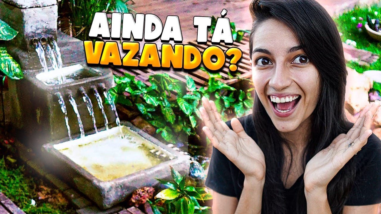 COMO FAZER FONTE DE JARDIM DE CIMENTO COM ISOPOR parte 2