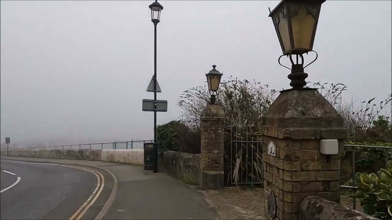 Virtual Walk - Shanklin Station To Seafront In The Fog - Isle Of Wight - March 2025 | kittikoko