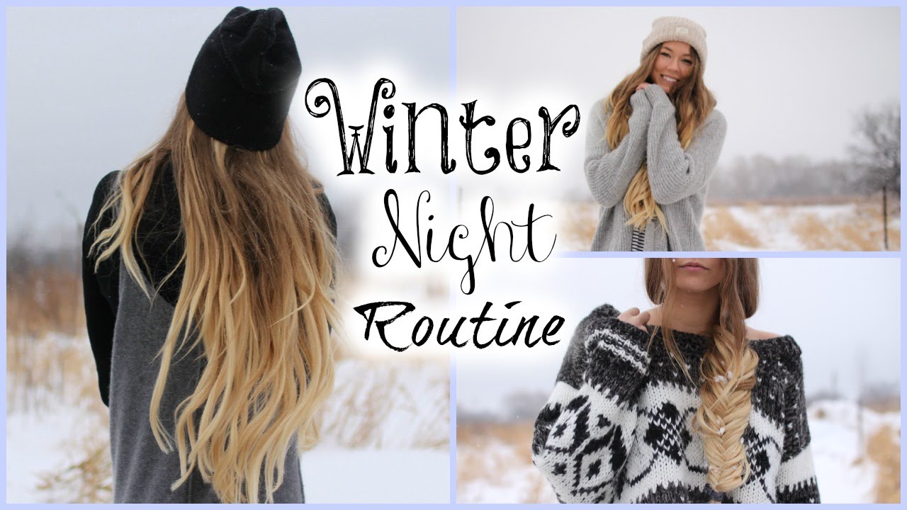 Get Ready With Me // My Winter Night Routine ❅