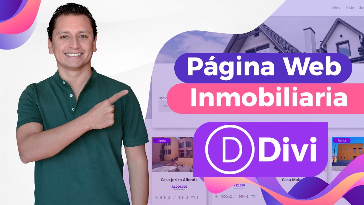 🥇 Cómo Crear una Página Web para Inmobiliaria en WordPress y Divi Machine