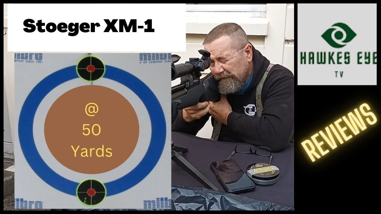 Stoeger XM-1 at 50 Yards.