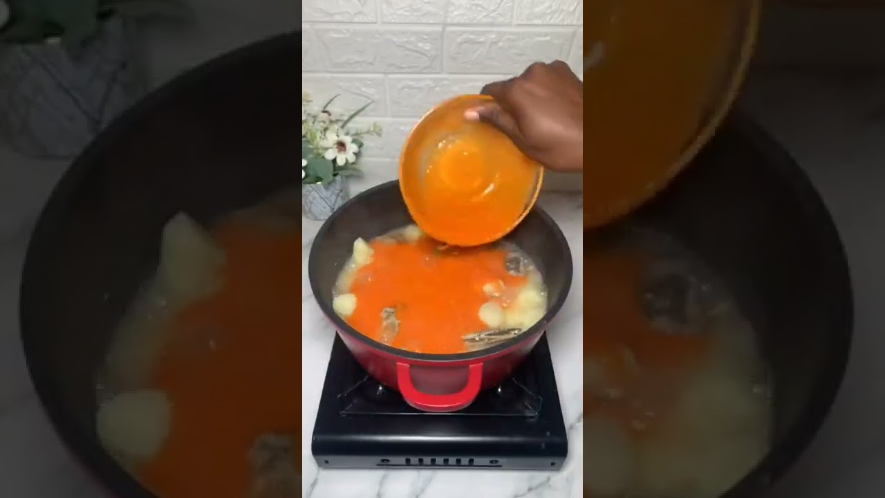 how to make delicious yam pottage Ghanaian recipe 😍