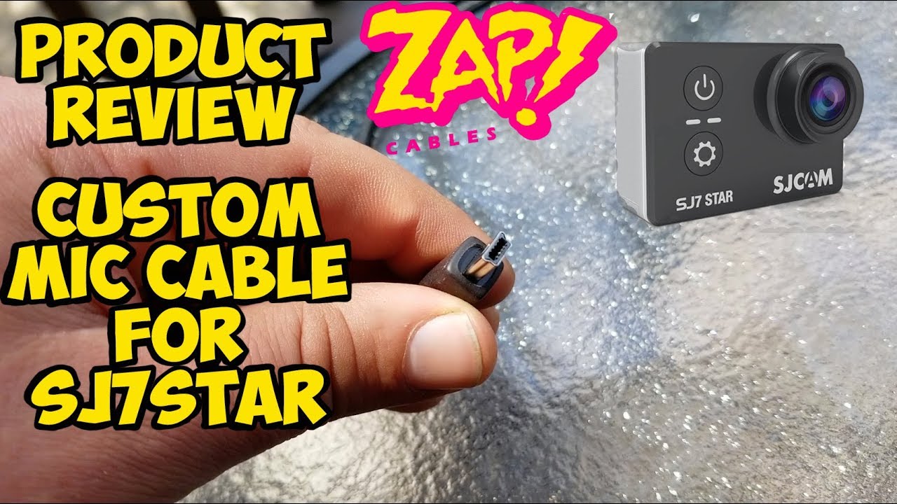 Product Review | Custom Mic Cable For SJ7Star Camera by Zap Cables