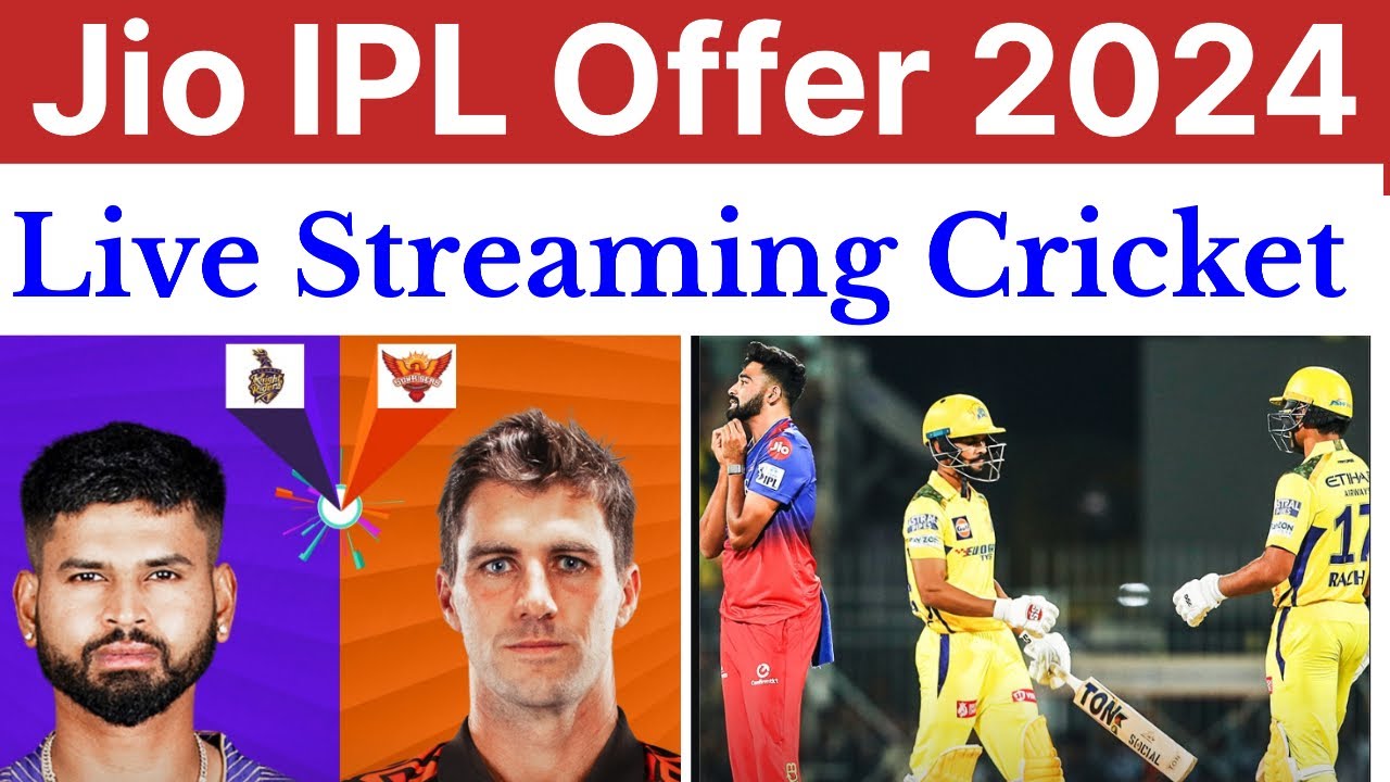 Jio IPL Cricket Offer 2024 New Recharge, Reliance Live Steaming, Data Booster