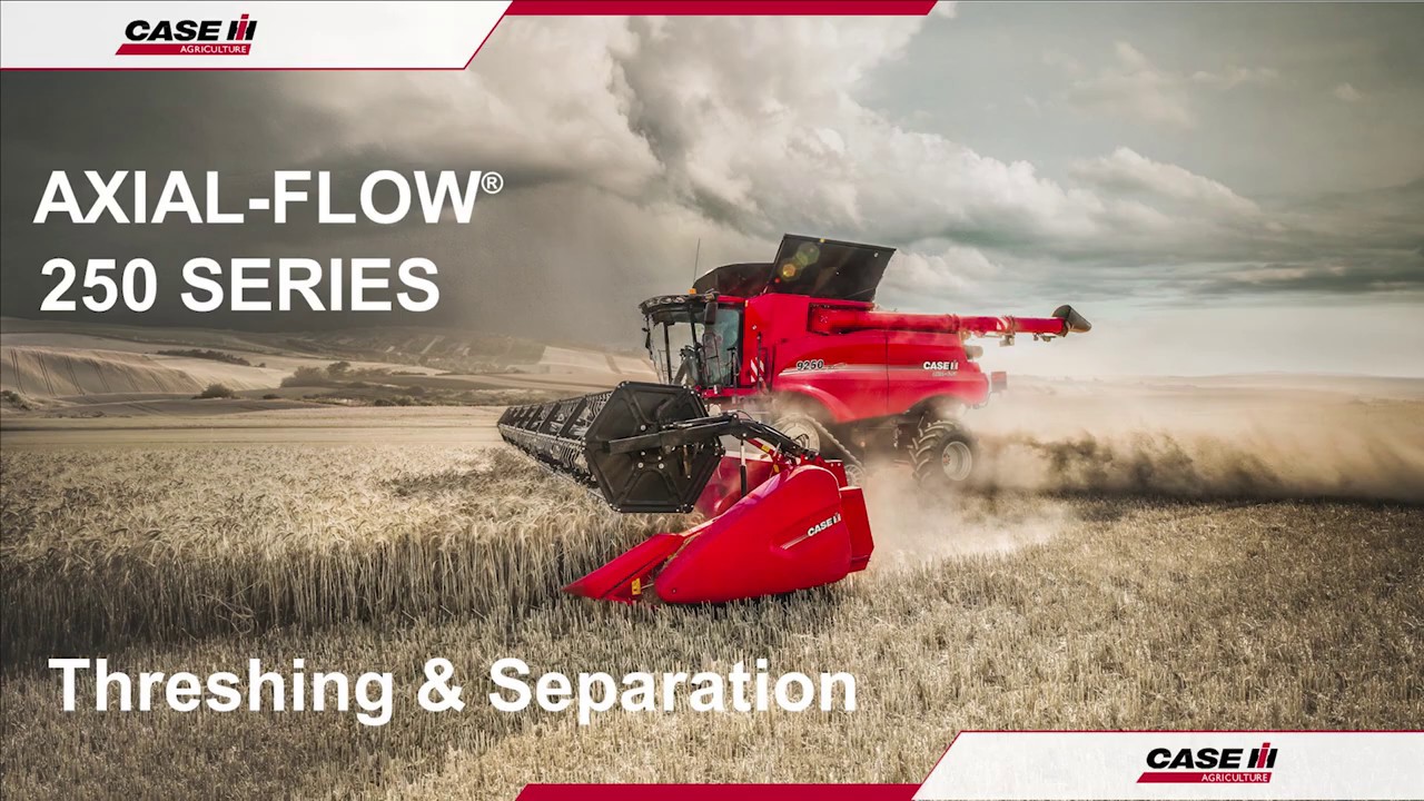 Case IH Axial Flow 250 Operator Training 2020- Thrashing and Separation