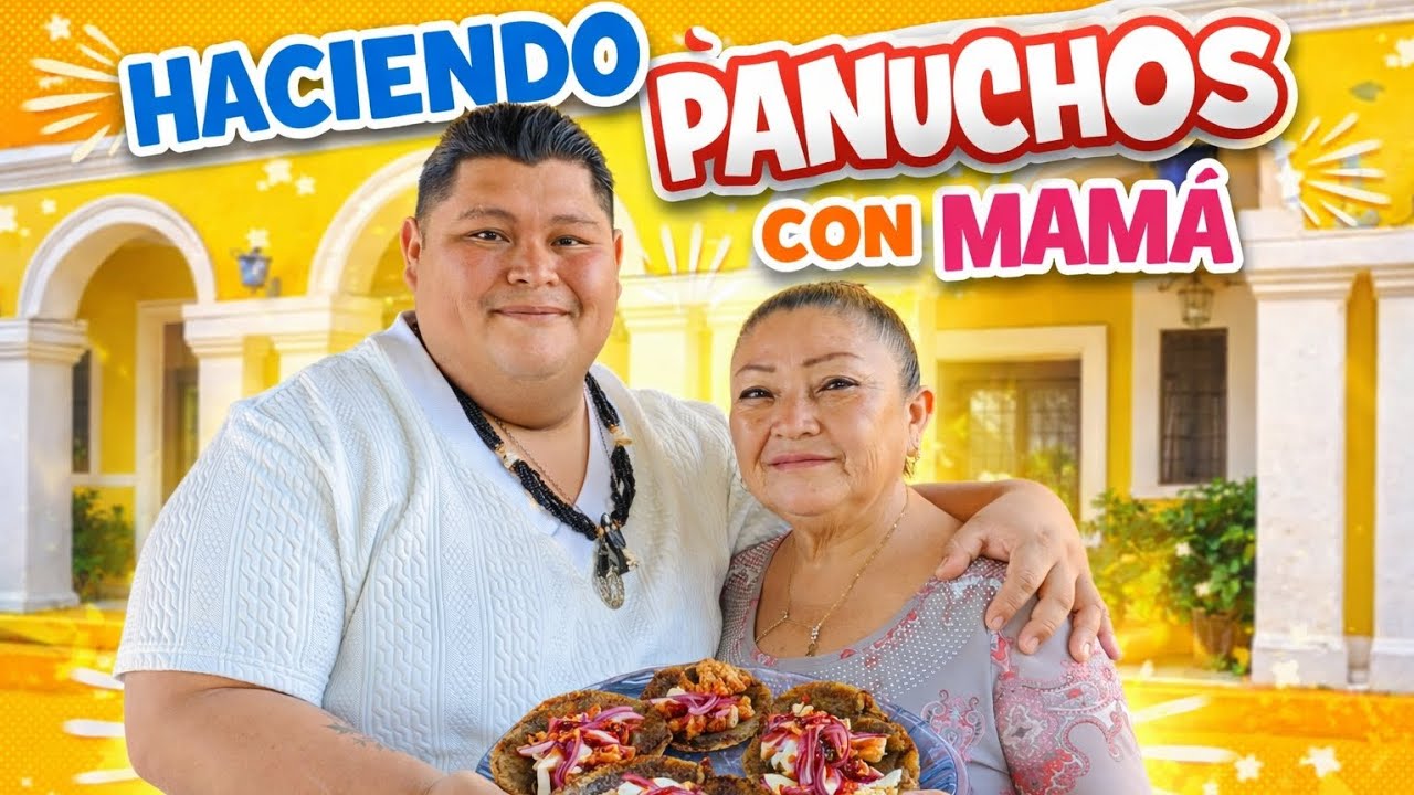 Haciendo panuchos con mamá ❤️