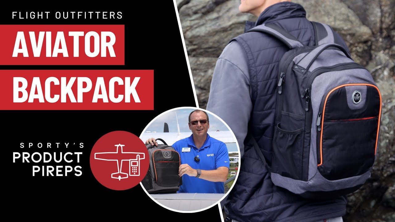 Flight Outfitters Aviator Backpack at Sporty's - Hands-On Review