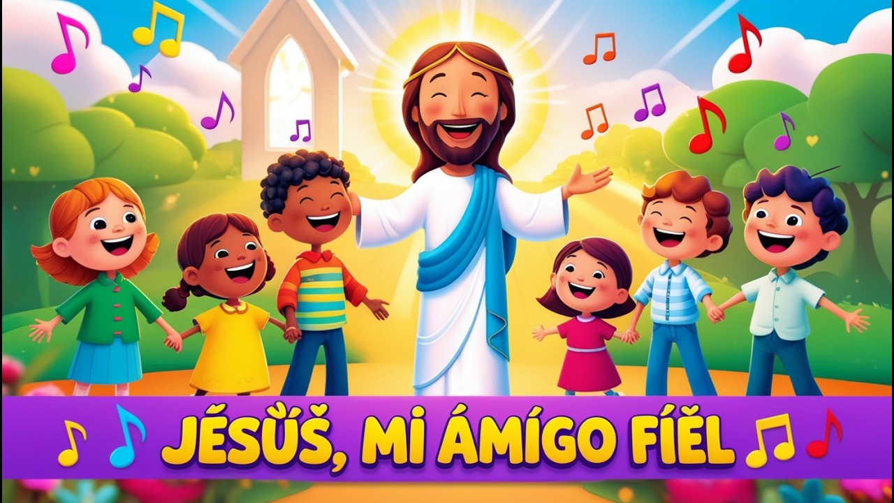 Jesús, Mi Amigo Fiel! 🎶 Canto Cristiano para Niños | Música para Crecer en la Fe