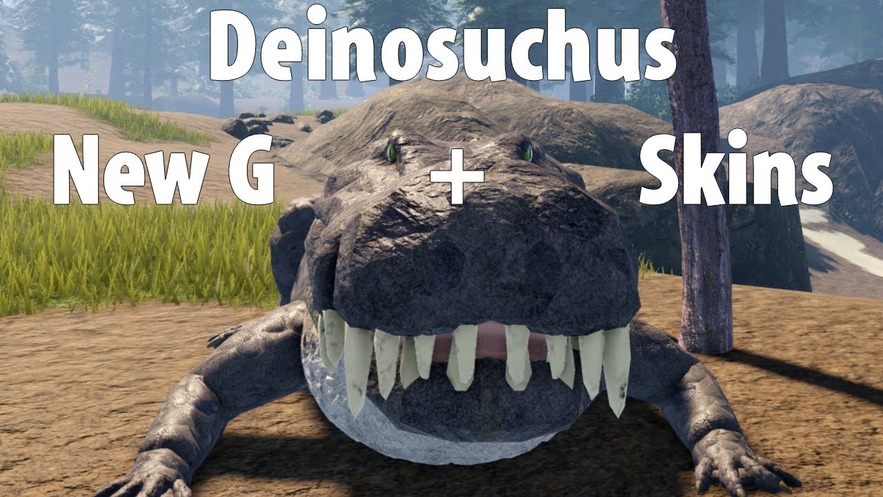 Deinosuchus New G and Skins! | Roblox Fallen Ashes