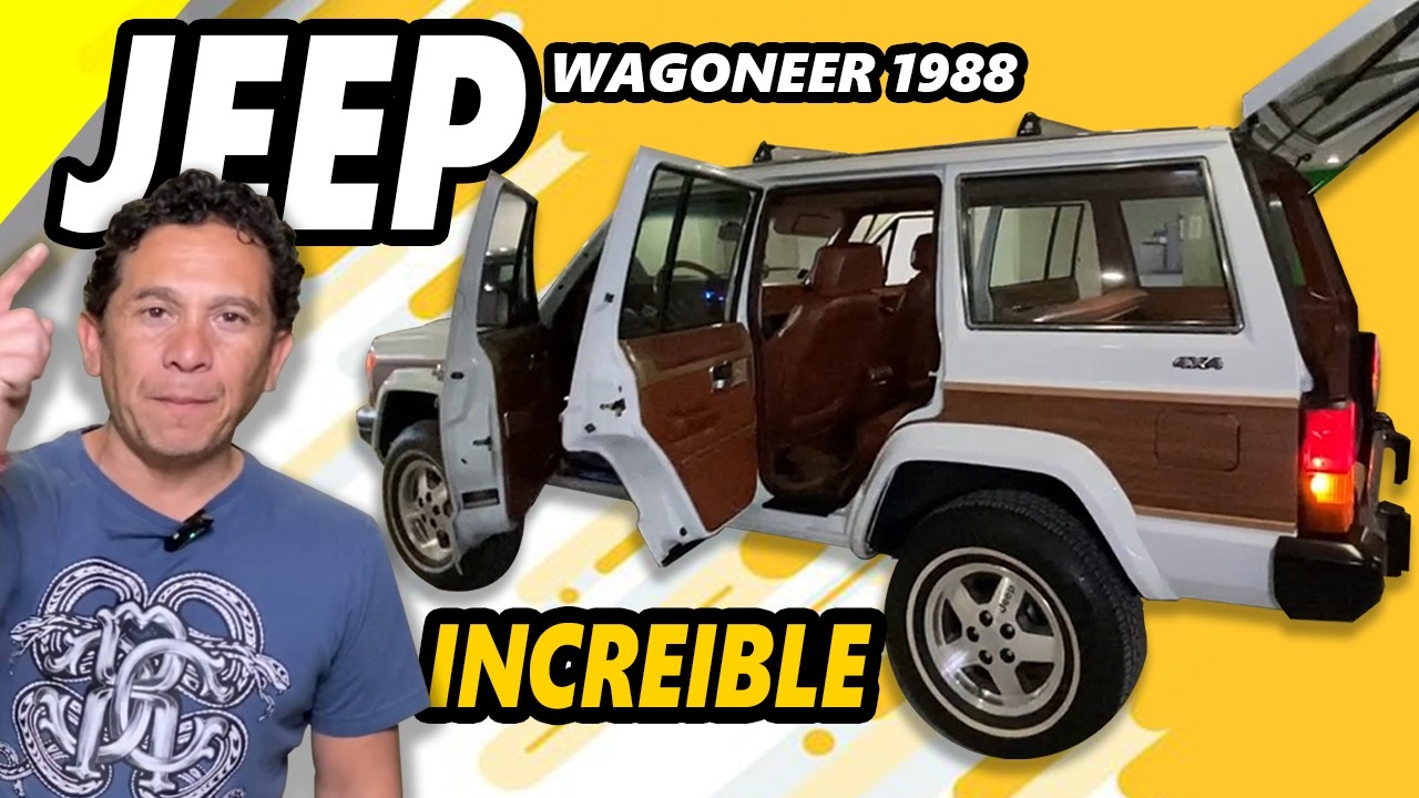 JEEP Wagoneer 1988 Como recien salida de agencia!! #JeepWagoneer #AutosClásicos  #ClásicosAmericanos