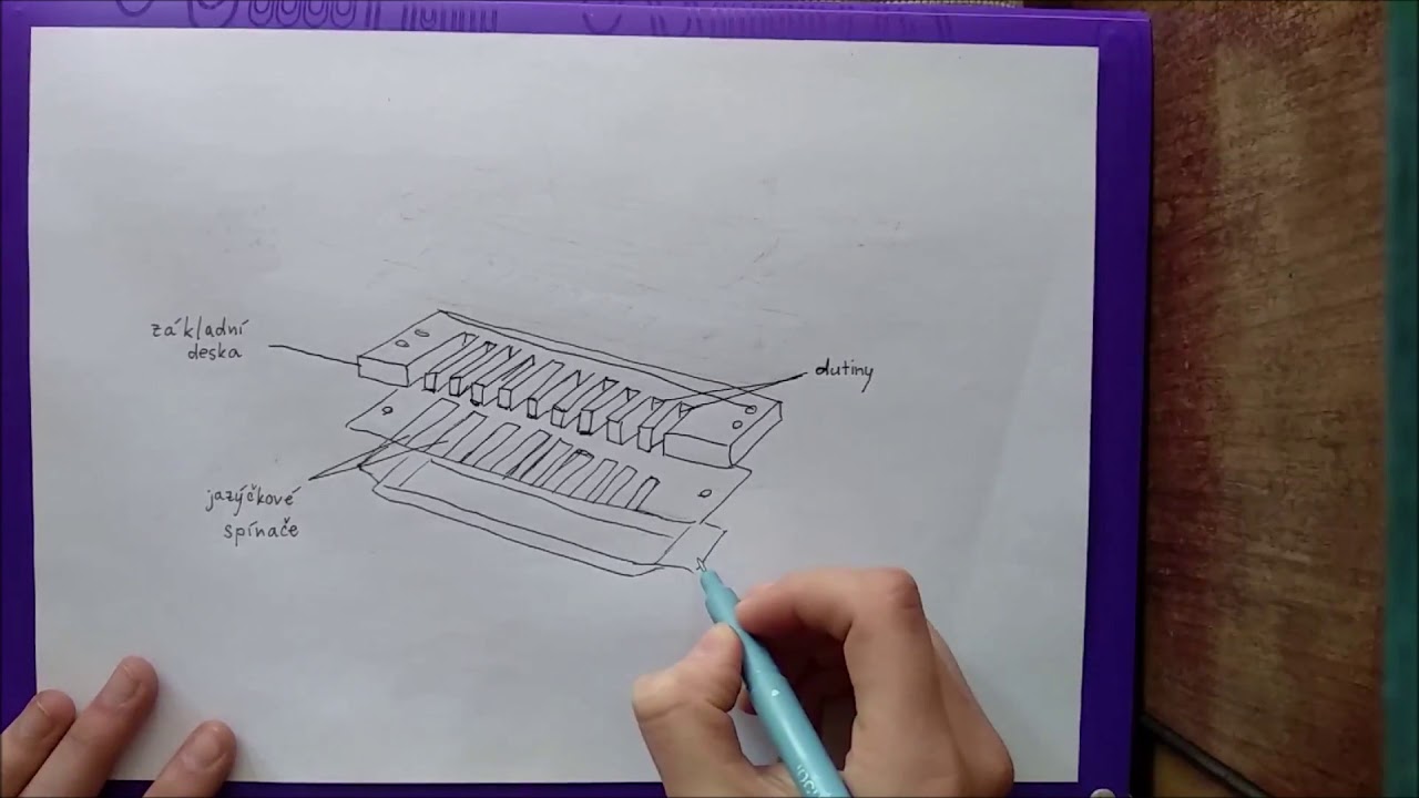 Naladěn&iacute; foukac&iacute; harmoniky - anal&yacute;za