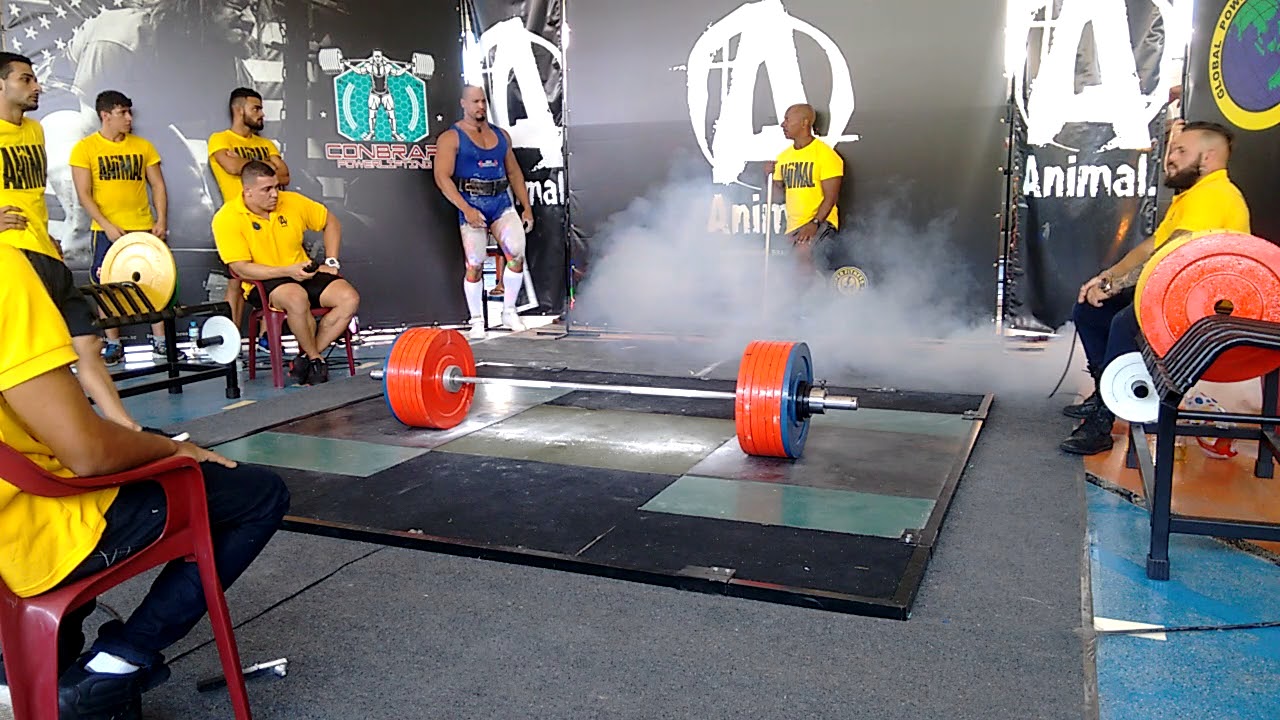 Estevão silva 372,5 kg Levantamento terra raw ( 111,5 kg corporal)