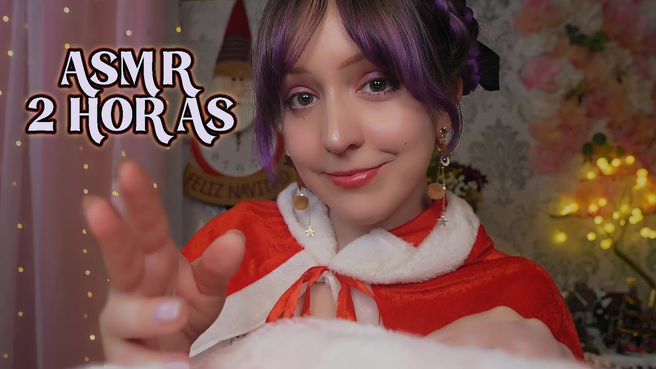 ⭐ASMR para DORMIR PROFUNDO 2 HORAS 😴🎄 Lento y Suave | Alivio Migraña, Atención Personal