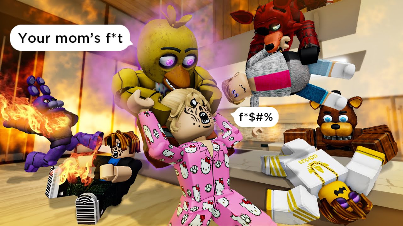 FIVE NIGHTS AT FREDDY'S: HOUSE ON FIRE (ALL FNAF EPISODES) 🧸 Roblox Brookhaven 🏡 RP - Funny Moments