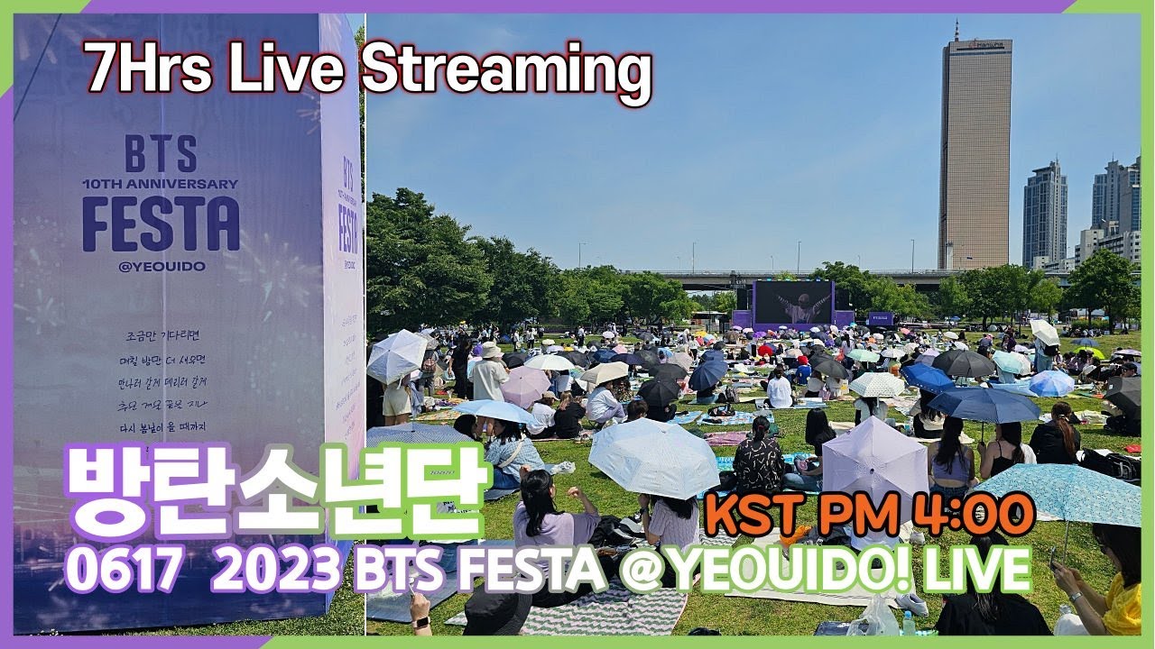 [LIVE] BTS, 10th Anniversary FESTA @Yeouido! Until the last fireworks show