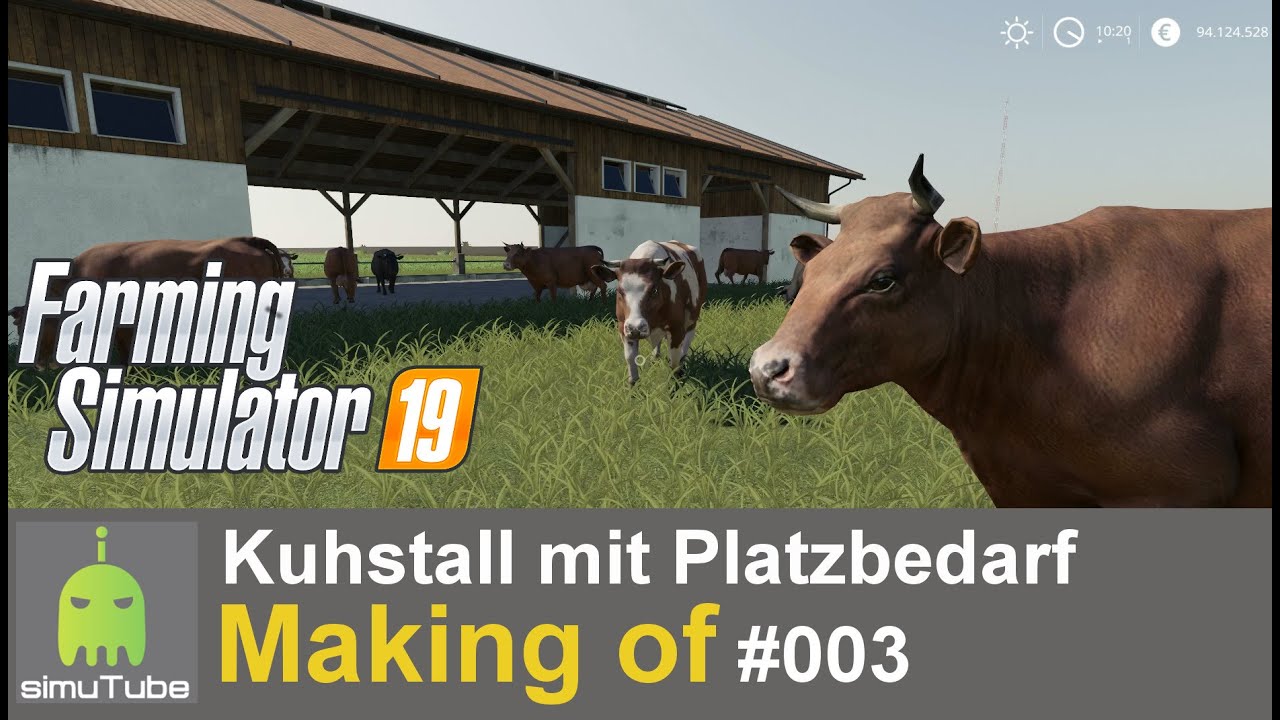 LS19 Making of - Kuhstall bauen #03 Gameplay German HD