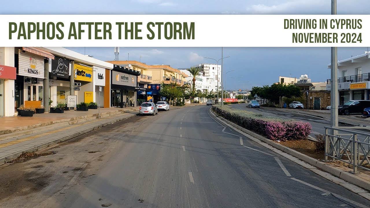 Paphos Streets After The Storm