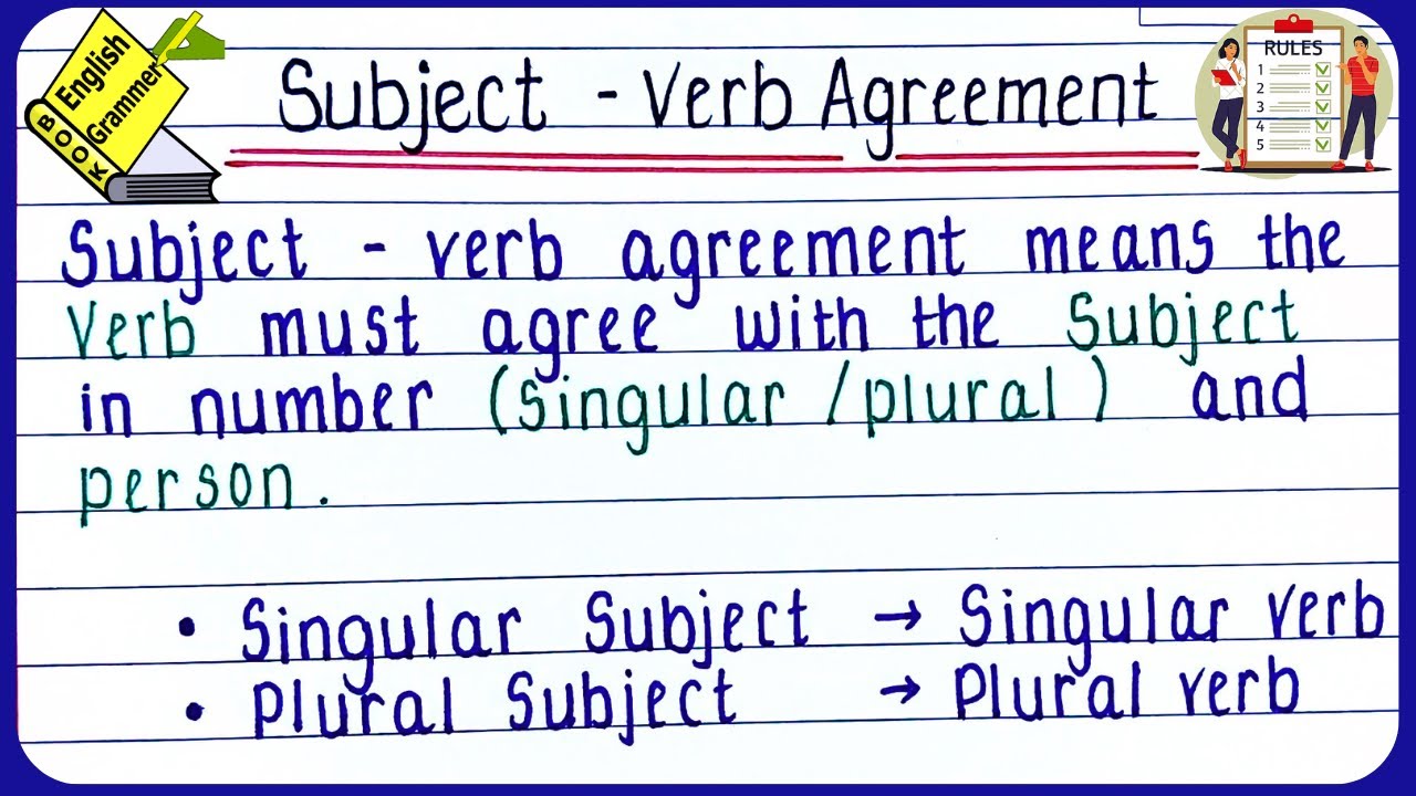 Subject verb agreement in English grammar practice questions | English Grammar lesson